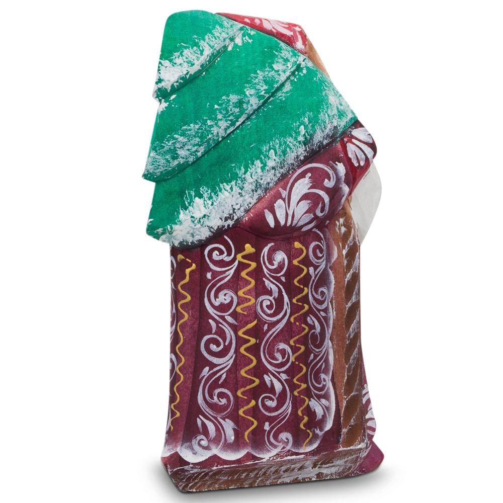 Buy Christmas Decor > Carved Wooden Santa by BestPysanky Online Gift Ship