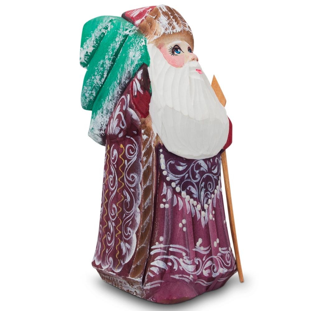 Hand Carved Wooden Santa Figurine 4.75 InchesCzech Republic , dimensions in inches: 4.75 x  x