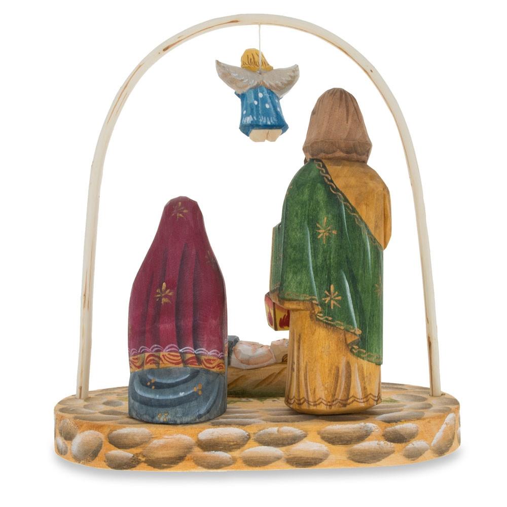 BestPysanky online gift shop sells Nativity scene set figures Jesus religious gifts Catholic church wooden sculptures Christian Holiday decorations