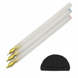 Set of 3 Traditional Drop Pull Tools with 5 Dyes for Eggs Decorating in Multi color