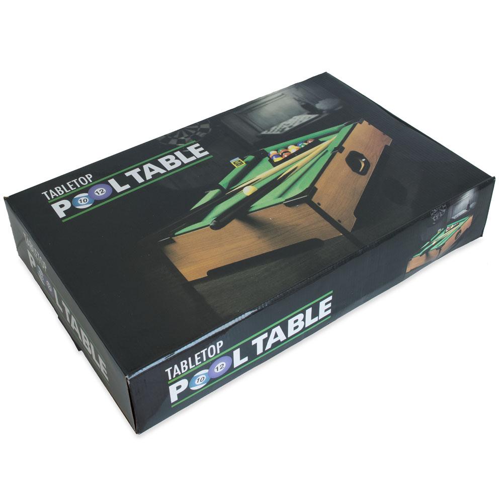 Mini Tabletop Pool Billiards 20 InchesChina , dimensions in inches: 3.25 x 20 x 12.25