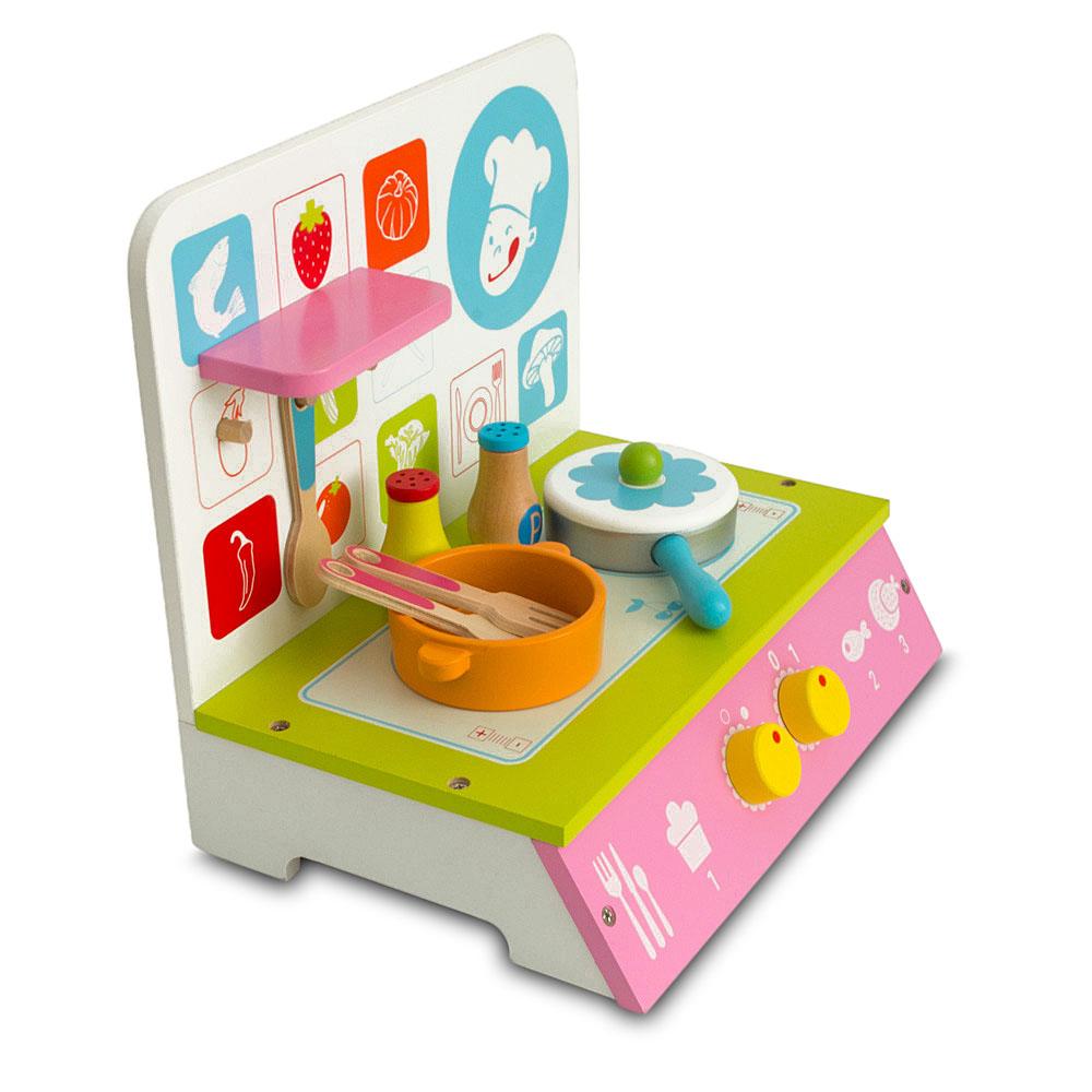 Wooden Kitchen Cooktop Set 12 Inches in Multi color