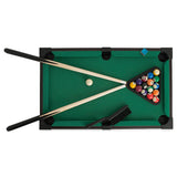 Mini Tabletop Pool Billiards 20 Inches in Green color