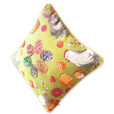 Shop Set of 2 Easter Eggs with Bunny, Chicks and Willow Tree Throw Pillow Covers. Buy Easter Pillow Covers Green Square  for Sale by Online Gift Shop BestPysanky Christmas pillow covers 18x18 20x20 22x22 inch red plaid embroidered rustic old style Santa inexpensive cheap couch walmart target amazon sofa Santa Claus Decorative Accent Cushion Throw Pillow Cover