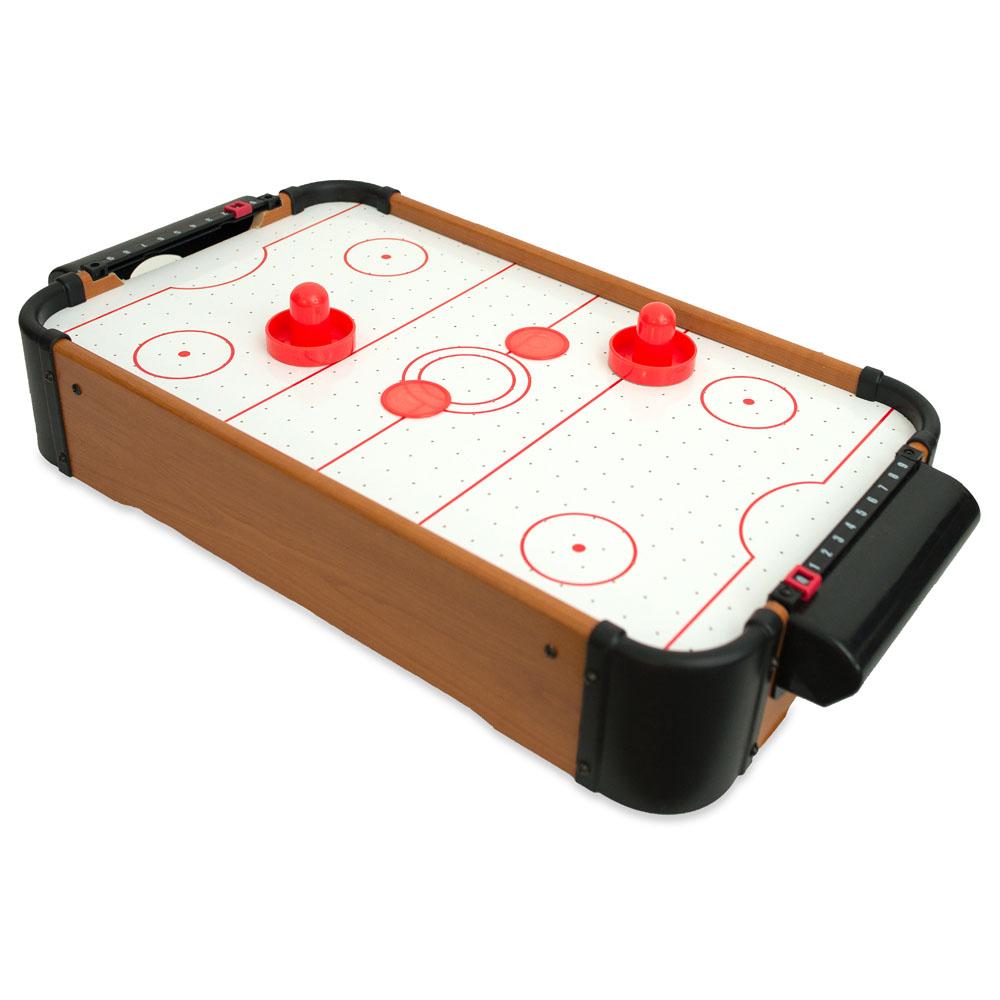 Mini Tabletop Air Hockey Game 20 InchesChina , dimensions in inches: 3.75 x 20 x 12