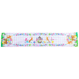 Whimsical Bunny and Colorful Eggs Easter Table Runner in Multi color