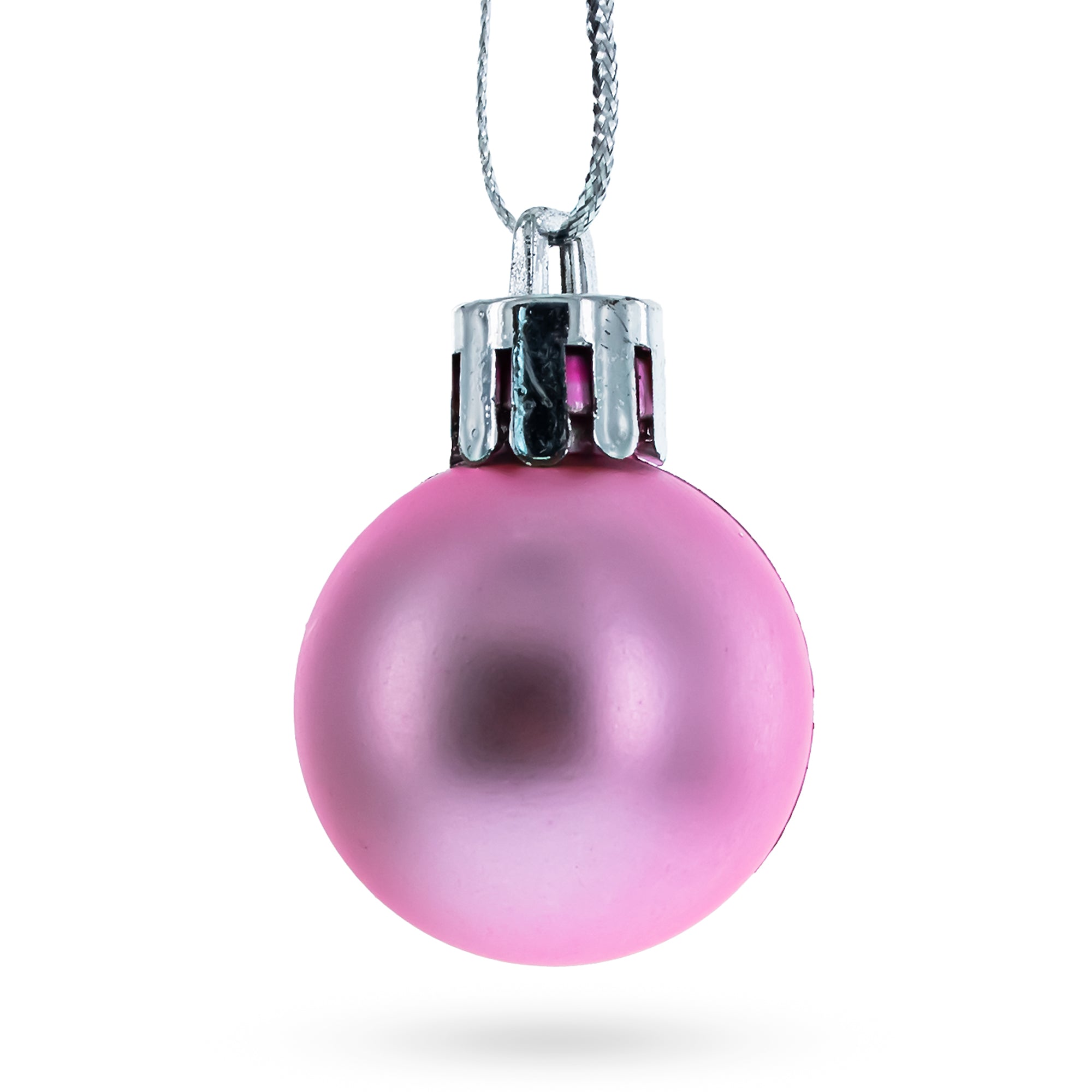 Shop Set of 40 Pink Mini Ball Plastic Christmas Ornaments. Buy Christmas Ornaments > Solid Color > Sets Pink Round