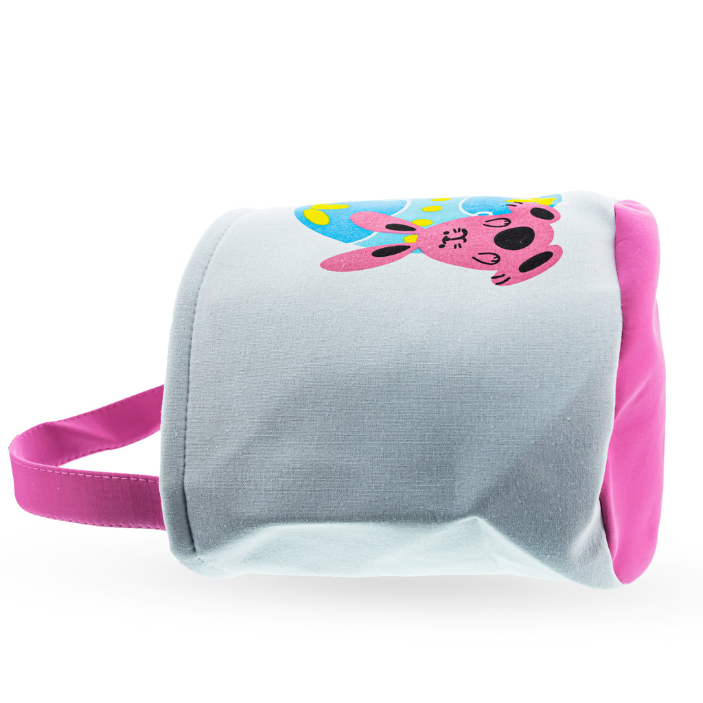 BestPysanky online gift shop sells springtime carryall holiday accessory child friendly gift holder pastel animal print reusable pouch festive celebration candy holder seasonal decor cute collectible
