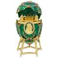 1908 Alexander Palace Royal Imperial Easter Egg in Green color Oval
