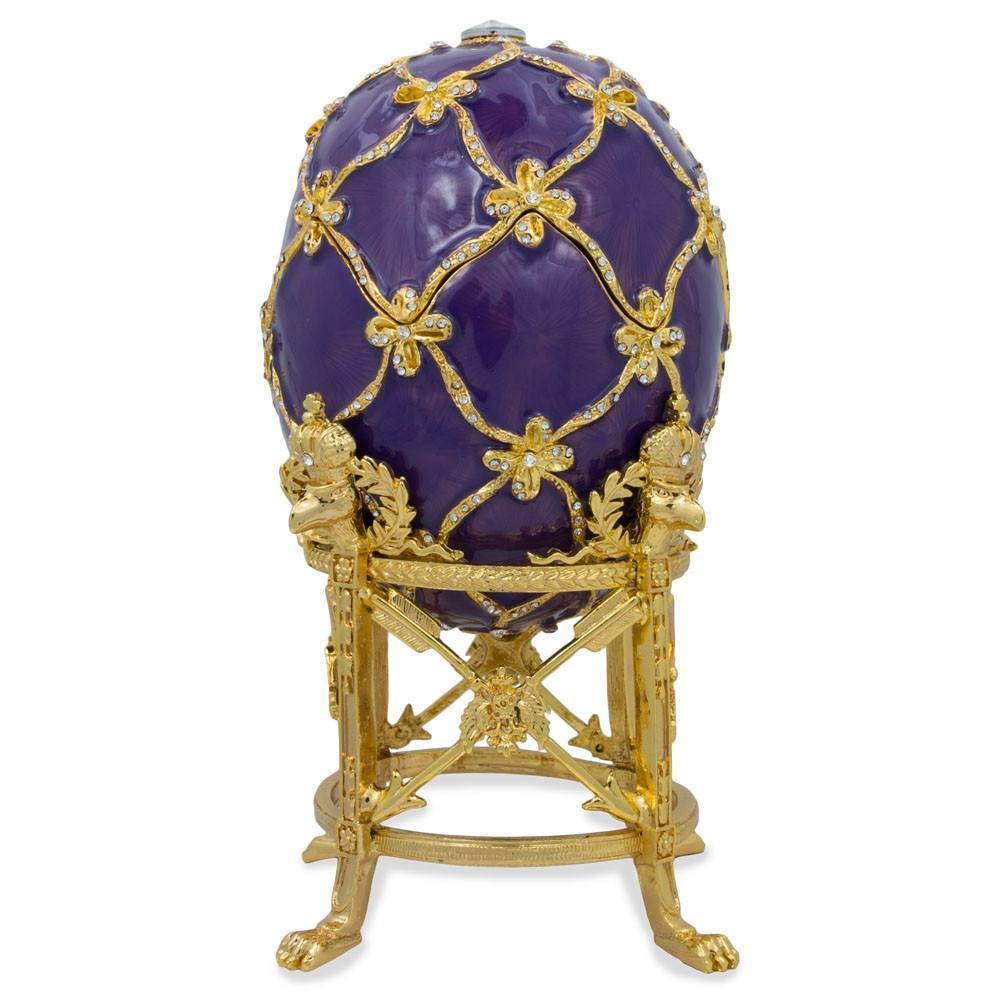 1906 The Swan Royal Imperial Easter Egg , dimensions in inches: 6 x 4 x 3