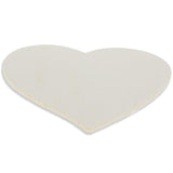 4.75-Inch Unfinished Wooden Heart Cutouts for DIY Crafts: Set of 3 , dimensions in inches: 4.66 x 4.63 x 0.36