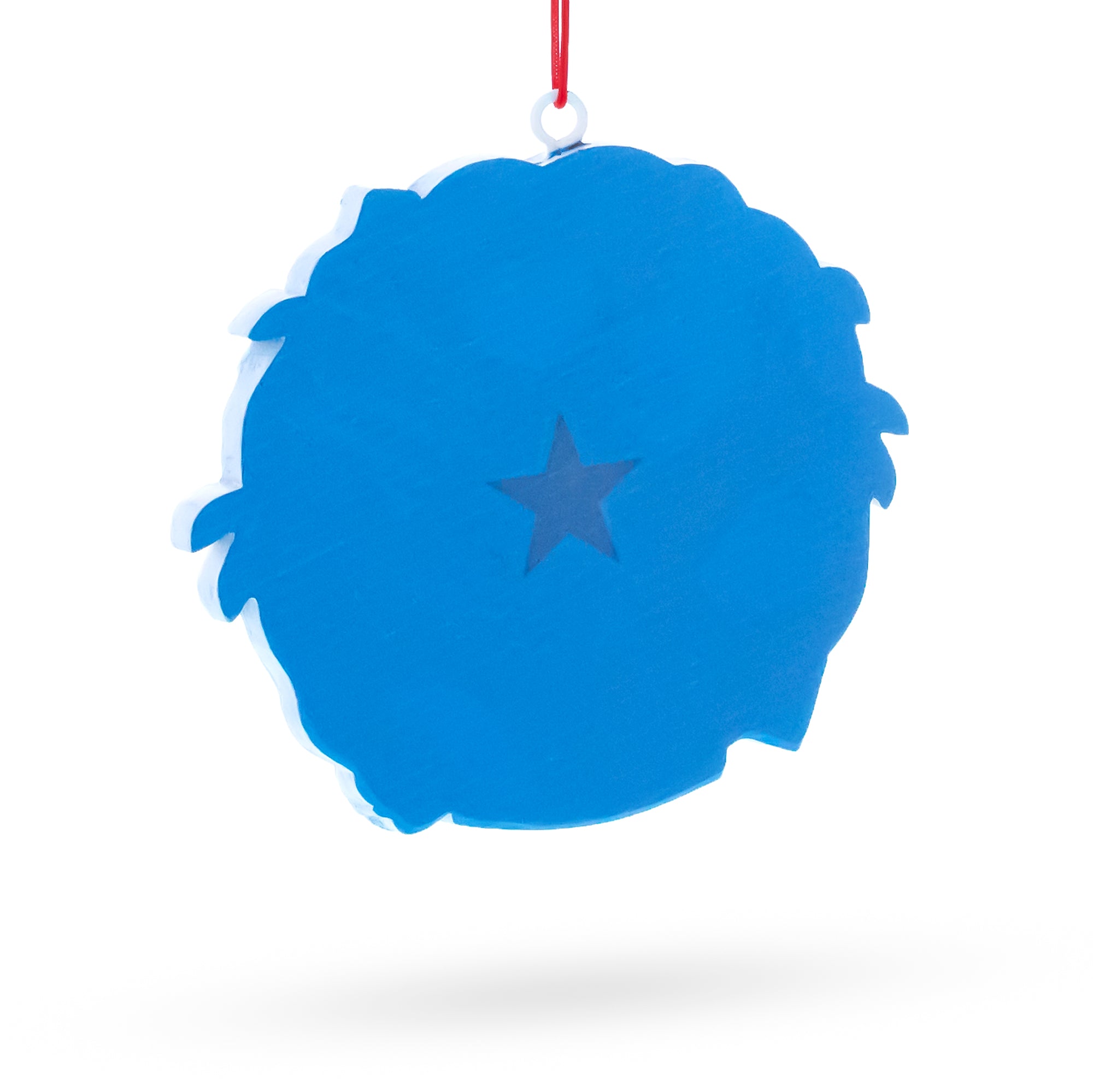 LA California Resin Travel Souvenir Christmas OrnamentChina , dimensions in inches: 3.3 x 3.4 x 0.4