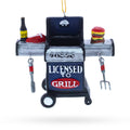 Licensed to Grill BBQ with Food Resin Christmas Ornament in Multi color Figurine