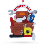 Fixin’ It All Tool Bag Handyman Resin Christmas Ornament in Multi color Figurine