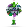 My Garden is the Best Therapy Resin Christmas Ornament in Green color Figurine