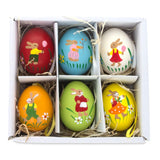 Shop Set of 6 Real Easter Egg Ornaments with Bunnies Decorations. Buy Easter Eggs Eggshell Ornaments Sets Multi Oval Eggshell for Sale by Online Gift Shop BestPysanky Christmas ornaments Easter egg ornaments Easter decorations