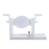 Mini Plastic Craft Lathe for Decorating Eggs and Spheres in White color