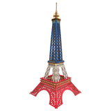Paris Eiffel Tower Model Kit - Wooden Laser-Cut 3D Puzzle (94 Pcs) in Multi color