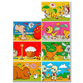 7 Ukrainian Malyovanka Easter Egg Wraps Heat Shrink Sleeves in Orange color Rectangular