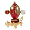 Royal Wedding Coach Musical Egg 7.1 Inches ,dimensions in inches: 6.4 x 7.74 x 5