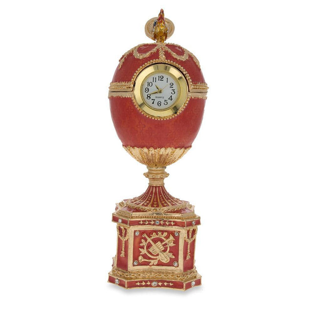 1904 Kelch Chanticleer Royal Imperial Easter Egg in Pink color,  shape