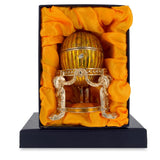Shop 1887 Third Imperial Royal Imperial Easter Egg. Buy Royal Royal Eggs Imperial Gold Oval Pewter for Sale by Online Gift Shop BestPysanky Faberge replicas Imperial royal collectible Easter egg decorative Russian inspired style jewelry trinket box bejeweled jeweled enameled decoration figurine collection house music box crystal value for sale real