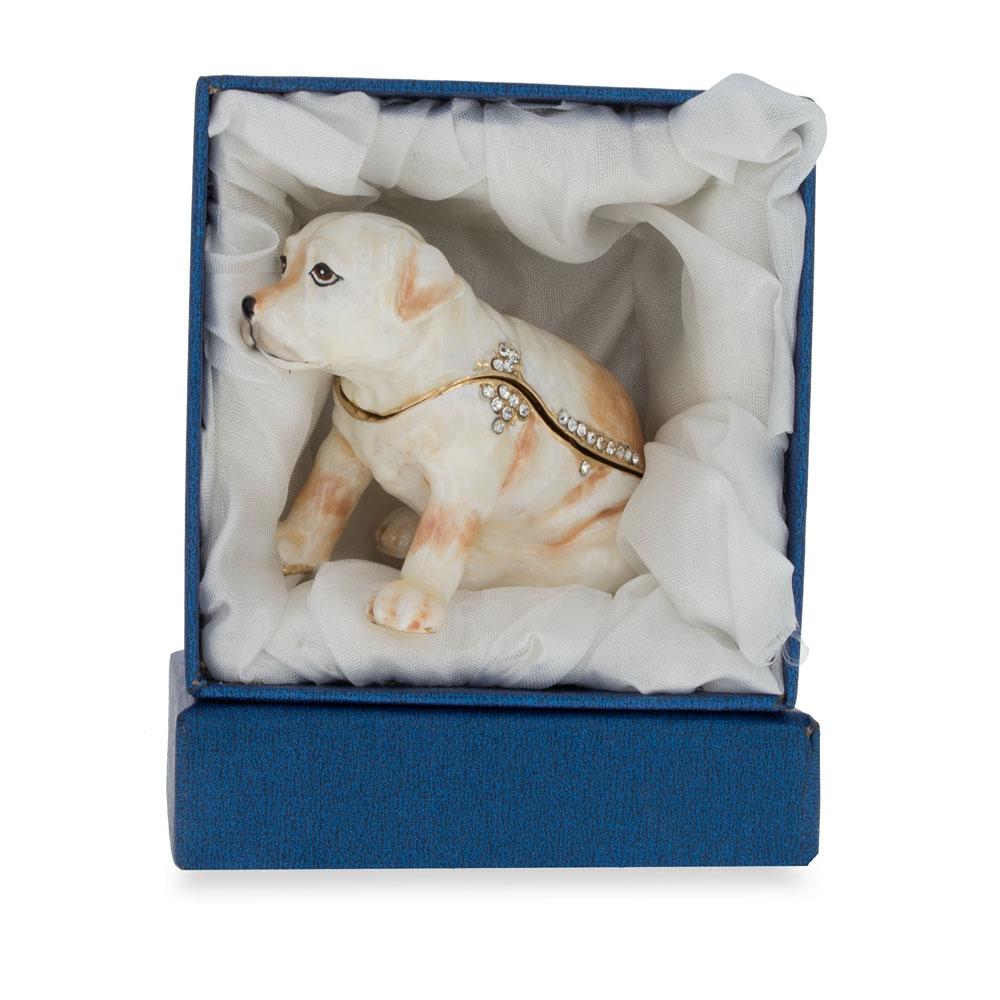 Jeweled Puppy Figurine