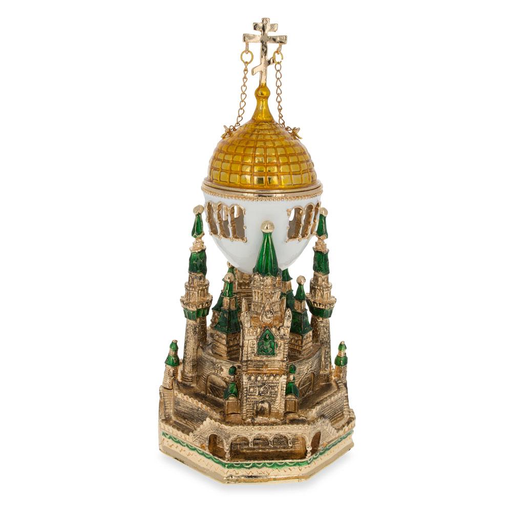 1906 Kremlin Musical Royal Imperial Easter EggCzech Republic , dimensions in inches: 6.6 x 3.2 x 3.2