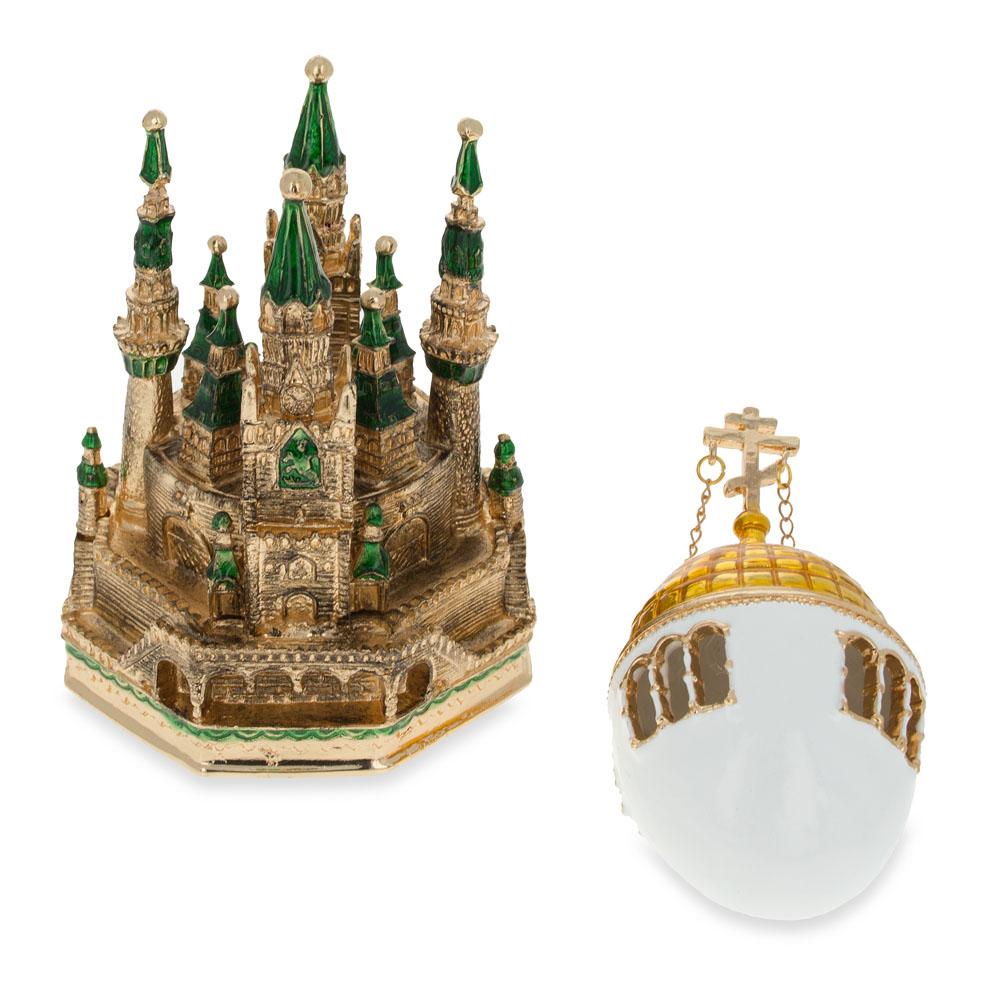 Shop 1906 Kremlin Musical Royal Imperial Easter Egg. Buy Royal > Royal Eggs > Imperial > Musical Figurines Gold