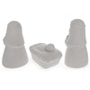 Buy Online Gift Shop Blank Unpainted White Ceramic Nativity Scene Christmas Figurines 3.3 Inches