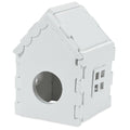 Unfinished Blank Foam Birdhouse Puzzle in White color