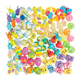 Set of 150 Assorted Small Easter Toys in Multi color