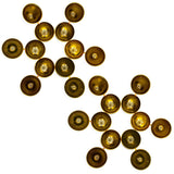 Set of 48 Plastic Eggs: 47 Metallic Gold and 1 Surprise White Egg
