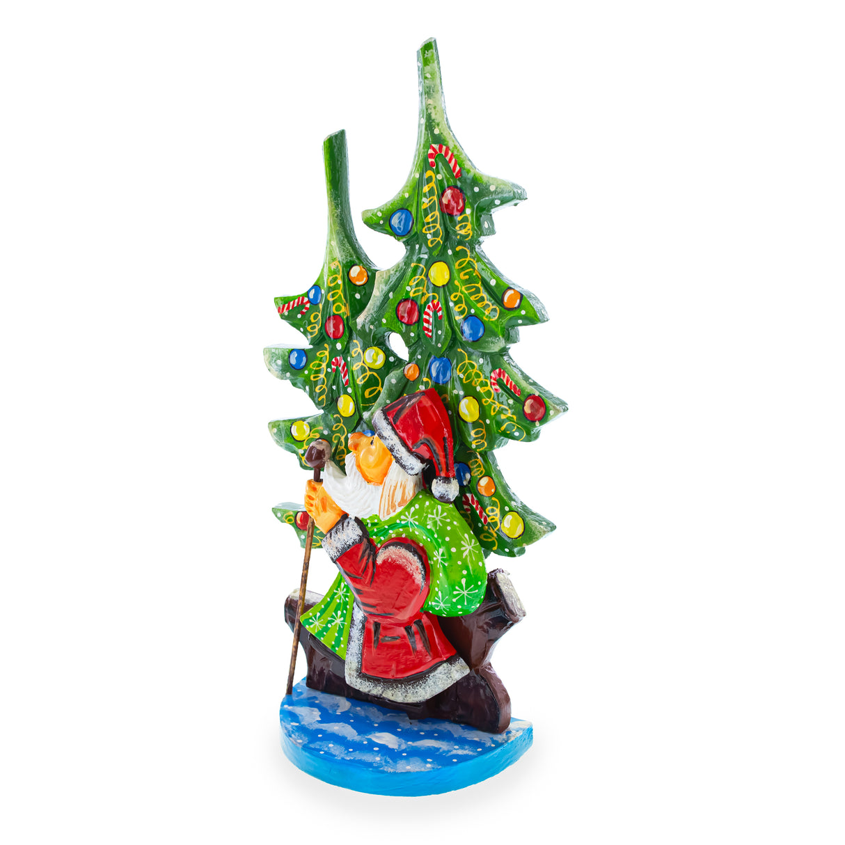 Buy Christmas Decor Carved Wooden Santa by BestPysanky Online Gift Ship