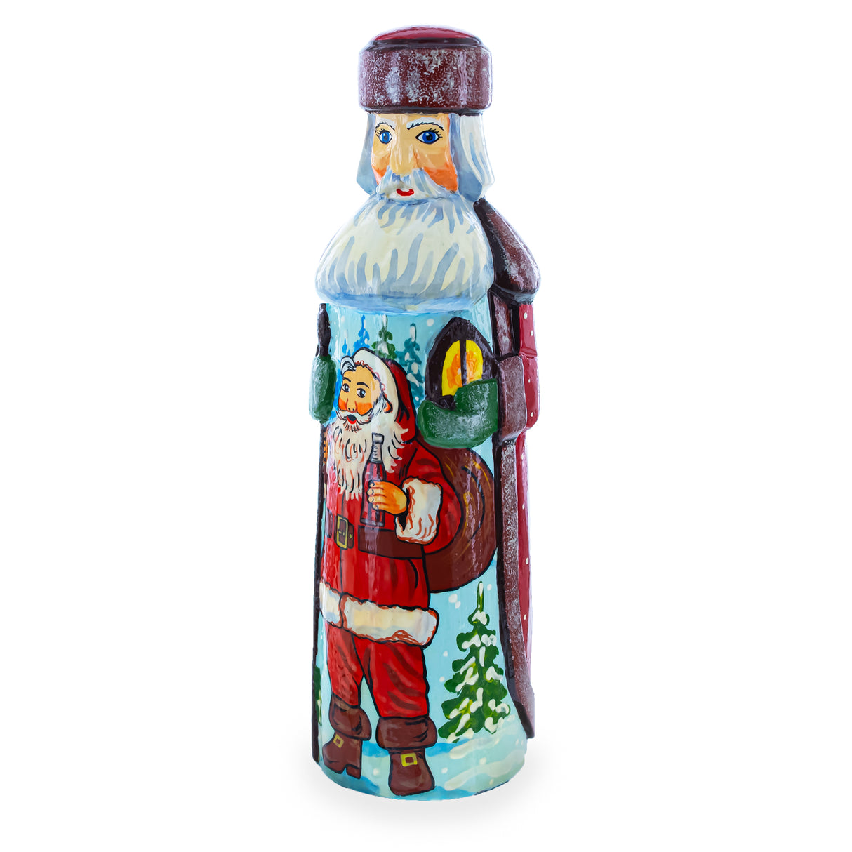 Buy Christmas Decor Carved Wooden Santa by BestPysanky Online Gift Ship