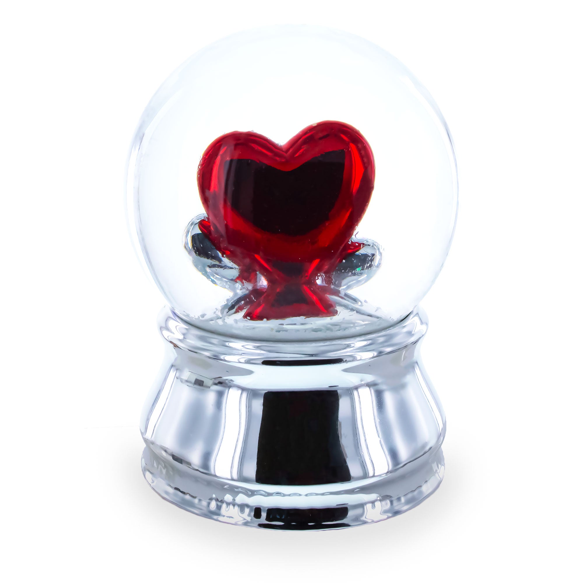 Shop Romantic Red Heart in Love Glass Musical Water Snow Globe. Buy Snow Globes Love Silver   for Sale by Online Gift Shop BestPysanky Christmas water globe snowglobe music box musical collectible figurine xmas holiday decorations gifts rotating animated spinning animated unique picture personalized cool glitter flakes festive wind-up