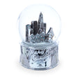 San Francisco Landmarks with Silver Base Glass Water Snow Globe in Silver color
