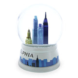 Philadelphia Skyline Glass Water Snow Globe , dimensions in inches: 4.8 x 3.4 x 3.4