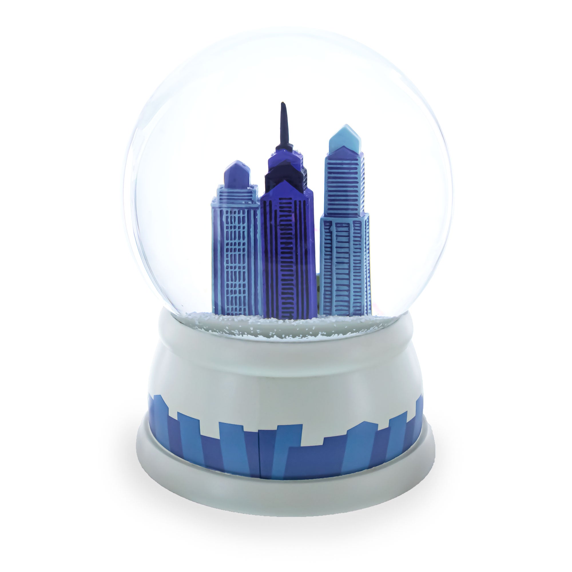 Shop Philadelphia Skyline Glass Water Snow Globe. Buy Snow Globes Travel White Round  for Sale by Online Gift Shop BestPysanky Christmas water globe snowglobe music box musical collectible figurine xmas holiday decorations gifts rotating animated spinning animated unique picture personalized cool glitter flakes festive wind-up