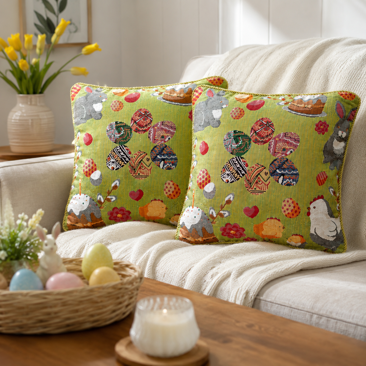 Buy Easter Pillow Covers by BestPysanky Online Gift Ship