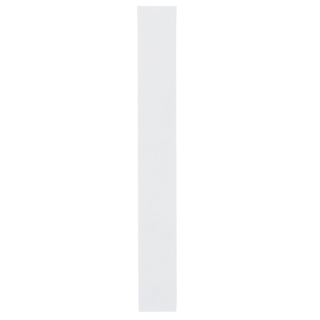 Arial Font White Painted MDF Wood Letter I (6 Inches) in White color