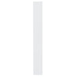 Arial Font White Painted MDF Wood Letter I (6 Inches) in White color