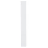 Arial Font White Painted MDF Wood Letter I (6 Inches) in White color