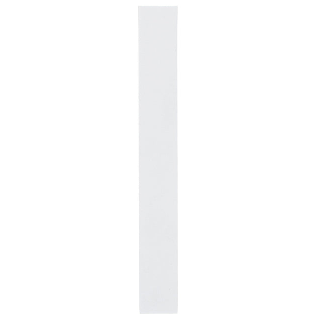 Arial Font White Painted MDF Wood Letter I (6 Inches) in White color