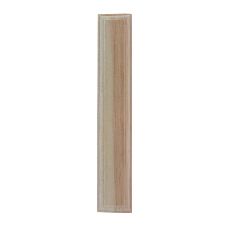 Unfinished Wooden Arial Font Letter I (6.25 Inches) in Beige color,  shape