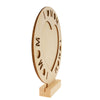 Buy Online Gift Shop Unfinished Standing Wooden "I Love Mom" Picture Frame DIY Craft 6.7 Inches