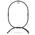 Oval Metal Ornament Stand 11.7 Inches in Black color