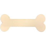 Unfinished Wooden Bone Shape Cutout DIY Craft 5 Inches in Beige color,  shape