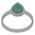 Faceted Amazonite Sterling Silver Ring (Size 7) in Silver color