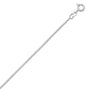 Sterling Silver Box Sterling Silver Chain (1mm) 18 Inches in Silver color